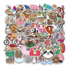 Pack 50 Sticker osos perezosos cute
