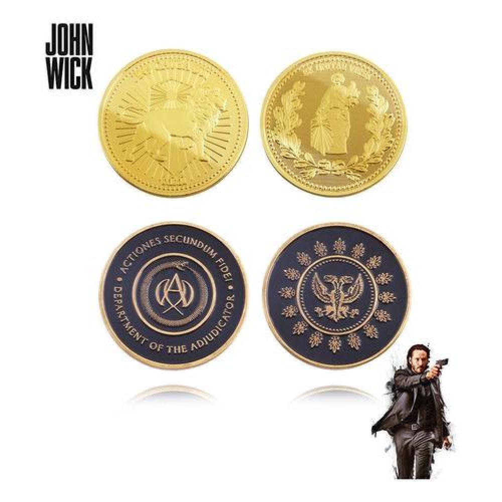 Pack Monedas John Wick Hotel The Continental & Adjudicator