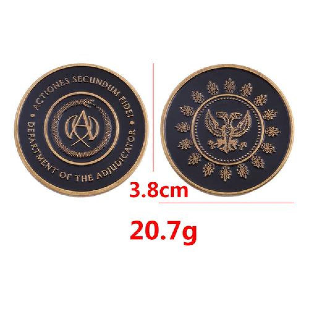 Pack Monedas John Wick Hotel The Continental & Adjudicator