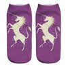 Calcetines Tobilleras 3d Unicornios Cute Kawaii