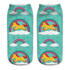 Calcetines Tobilleras 3d Unicornios Cute Kawaii
