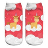 Calcetines Tobilleras 3d Unicornios Cute Kawaii