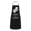 Delantal Cocina Game of thrones, Negro Stark