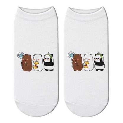 Calcetín 3d Tobilleras osos escandalosos  Kawaii