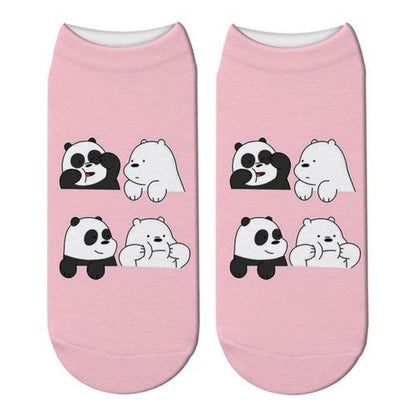Calcetín 3d Tobilleras osos escandalosos  Kawaii