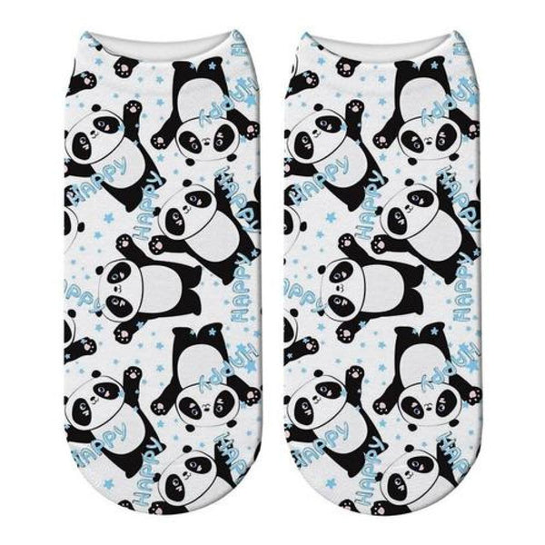 Calcetín tobilleras 3d Osos Panda Kawaii