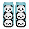 Calcetín tobilleras 3d Osos Panda Kawaii