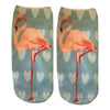 Calcetines Tobilleras 3d Flamencos Cute
