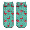 Calcetines Tobilleras 3d Flamencos Cute