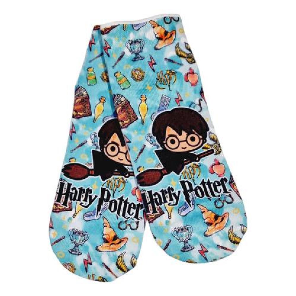 Calcetín 3d Tobillera Kawaii Hp Harry escoba Mago