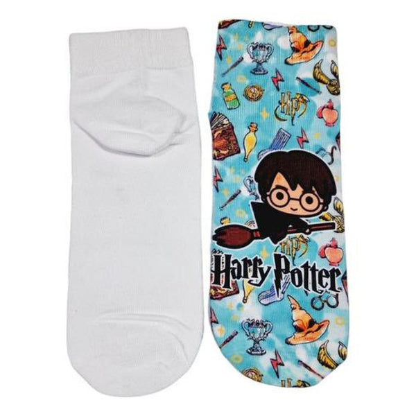 Calcetín 3d Tobillera Kawaii Hp Harry escoba Mago