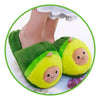 Pantuflas 3D Palta carita kawaii cute aguacate avocado