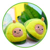 Pantuflas 3D Palta carita kawaii cute aguacate avocado