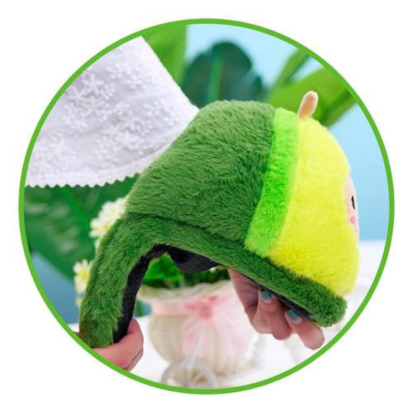Pantuflas 3D Palta carita kawaii cute aguacate avocado