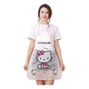 Delantal cocina kawaii Dibujos plástico tranparente hello