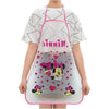Delantal cocina kawaii Dibujos plástico tranparente hello