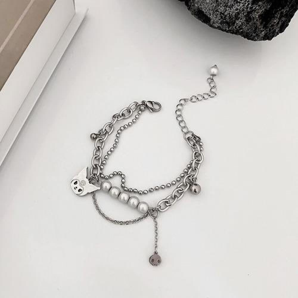 Pulsera Kuromi dije perlas Kawaii anime my melody