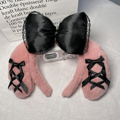 Cintillo Diadema Felpa My Melody Midnight MeloKuro kuromi
