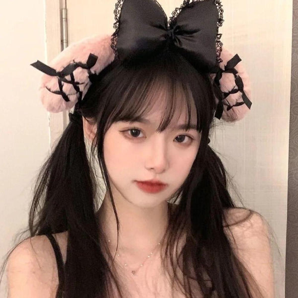 Cintillo Diadema Felpa My Melody Midnight MeloKuro kuromi
