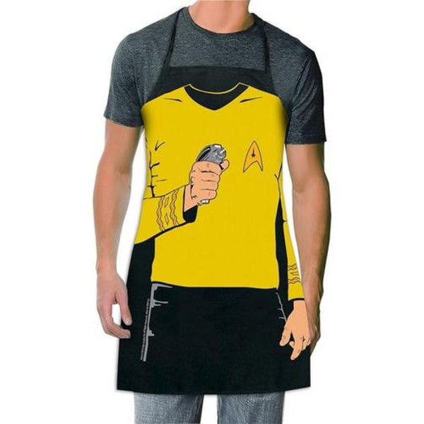 Delantal Cocina Star Trek Capitan Kirk Enterprise