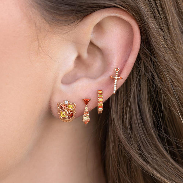 Set Aros pendientes Casa Gryffindor