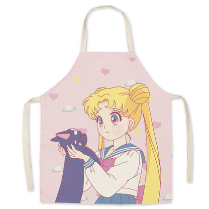 Delantal cocina divertido Sailor moon diseños