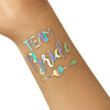 Despedida de soltera Tatoo Dorado Tornasol Fluorescente