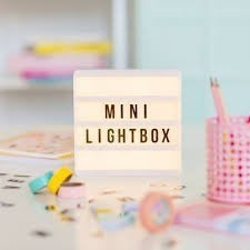Mini Lightbox  Caja De Luz Cine Colores + 90 Caracteres