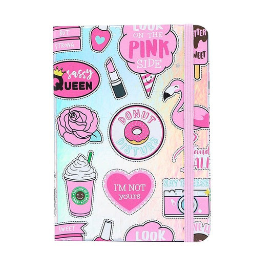 Libretas planner Holografía vintage tornasol tapa dura