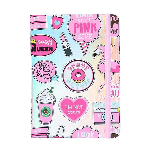 Libretas planner Holografía vintage tornasol tapa dura