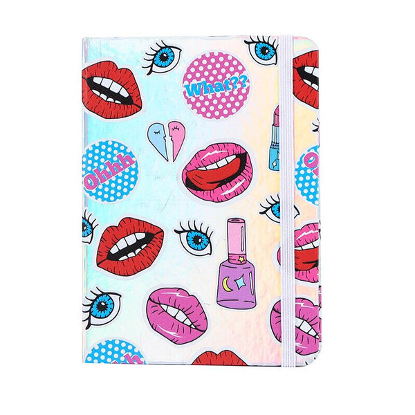 Libretas planner Holografía vintage tornasol tapa dura