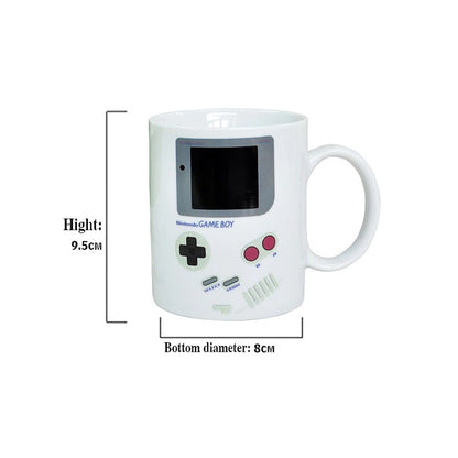 Taza Tazón Game Boy Cuadrada  Cambia De Color Retro