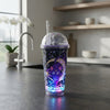 Vaso c/Luz Sailor moon Luna Artemis Kawaii  Glitter