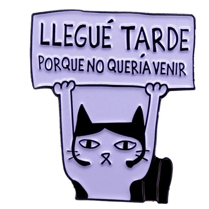 Pin Broche entretenido divertido No quería venir