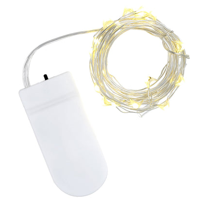 Guirnaldas Luces 30 Micro Led Hadas 3 Metros Pilas