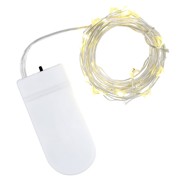 Guirnaldas Luces 30 Micro Led Hadas 3 Metros Pilas