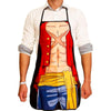 Delantal cocina divertidos One Piece anime