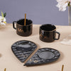 Set Enamorados tazas, platos, cucharas love corazon MR- MRS