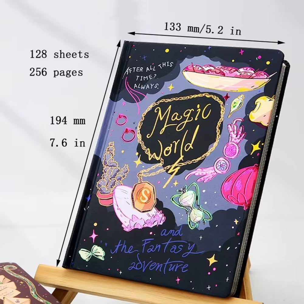Libreta agenda diario Harry Potter carta Hogwarts Dorada