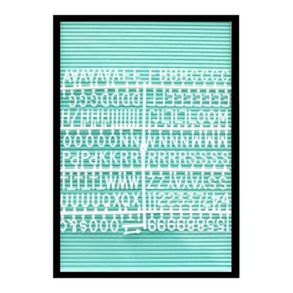 Pizarra Vintage Retro Tablero Letra Intercambiables Fieltro1