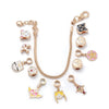 Pulsera Charms dorada dijes Sailor moon