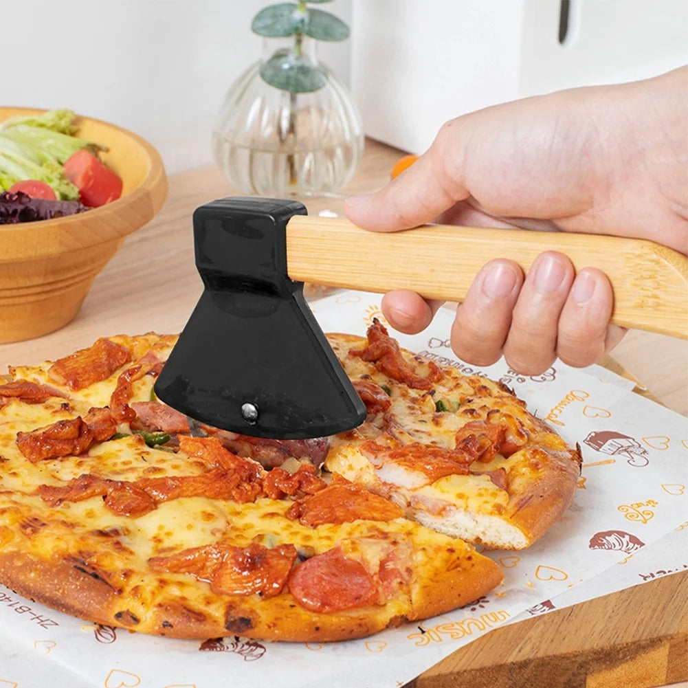 Cortador de pizza en forma de Hacha