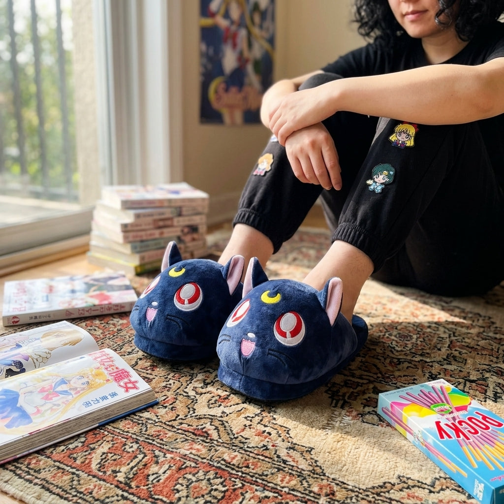 Pantuflas Sailor moon o gatita Luna kawaii
