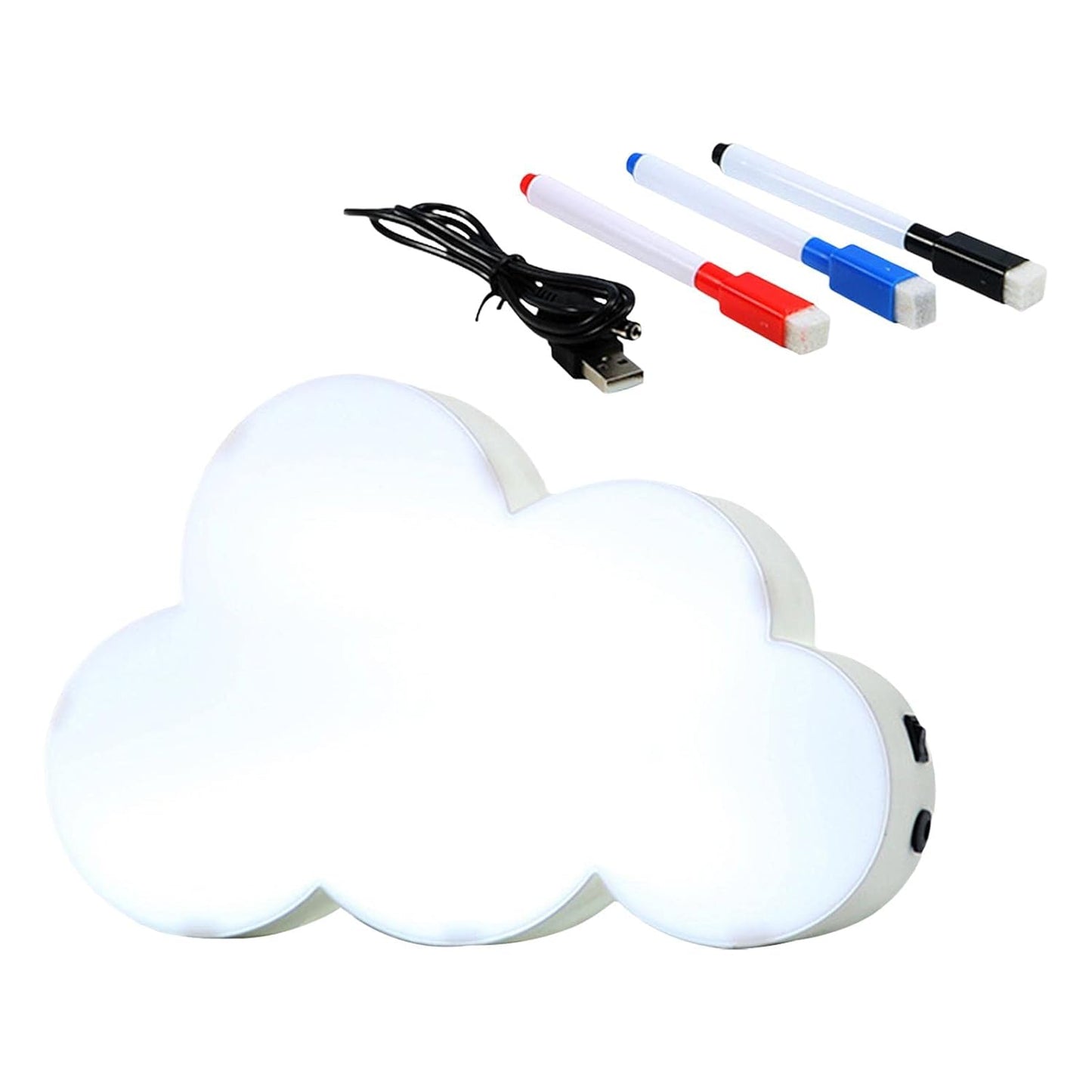 Pizarra Led Forma Nube Escrita plumón Estoykuku
