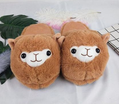 Pantufla 3D Alpaca llamita