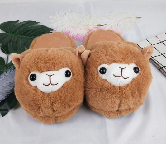 Pantufla 3D Alpaca llamita