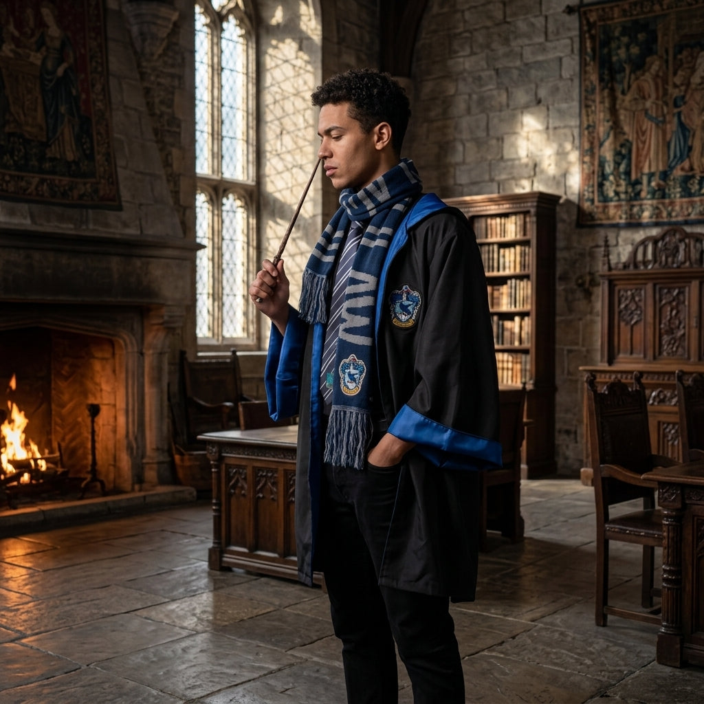 Capa Túnica Cosplay Casas Hogwarts Harry Potter