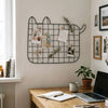 Marco para foto forma gato rejilla metálica fotos decoracion