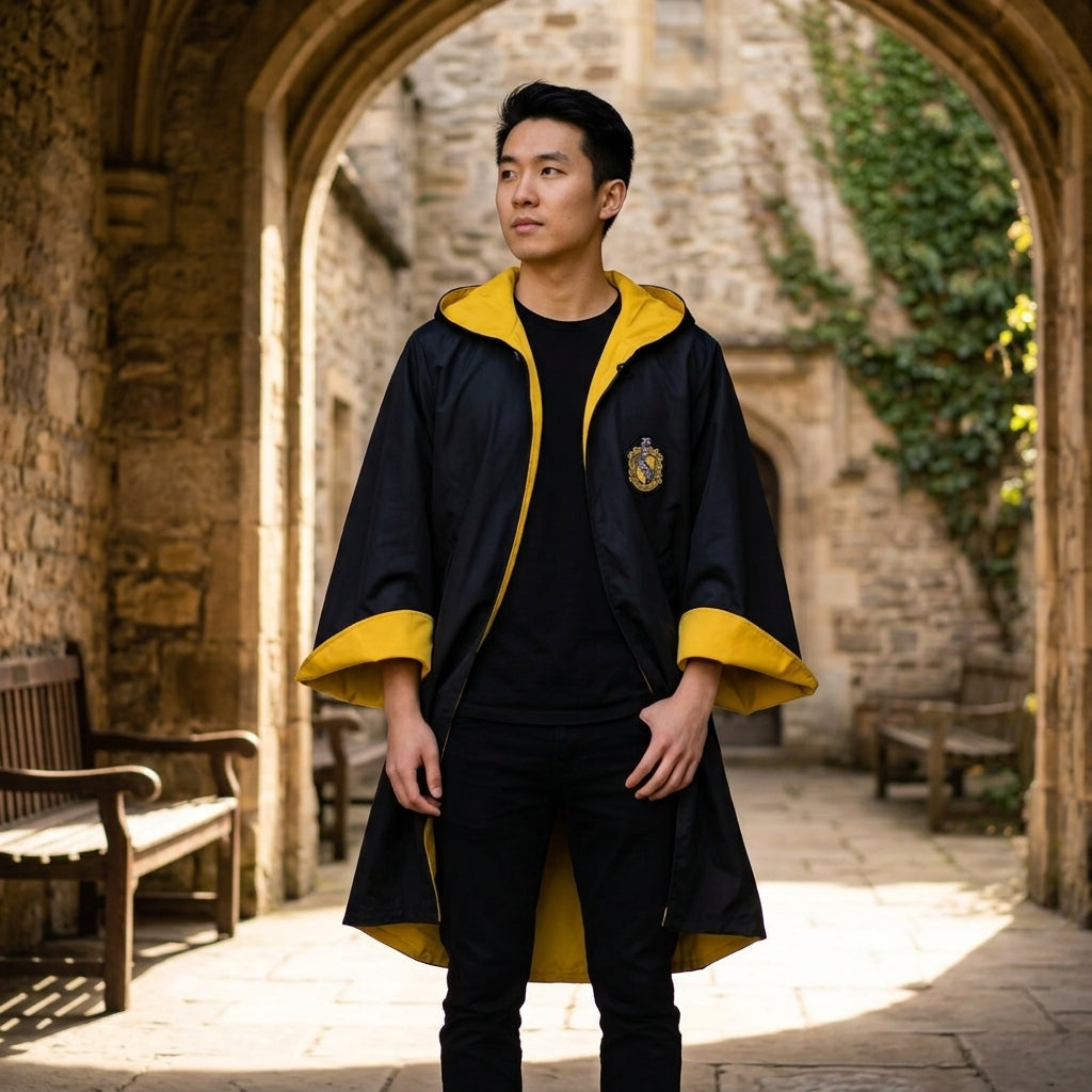 Capa Túnica Cosplay Casas Hogwarts Harry Potter