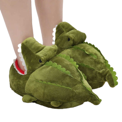 Pantuflas divertida 3D Cocodrilo